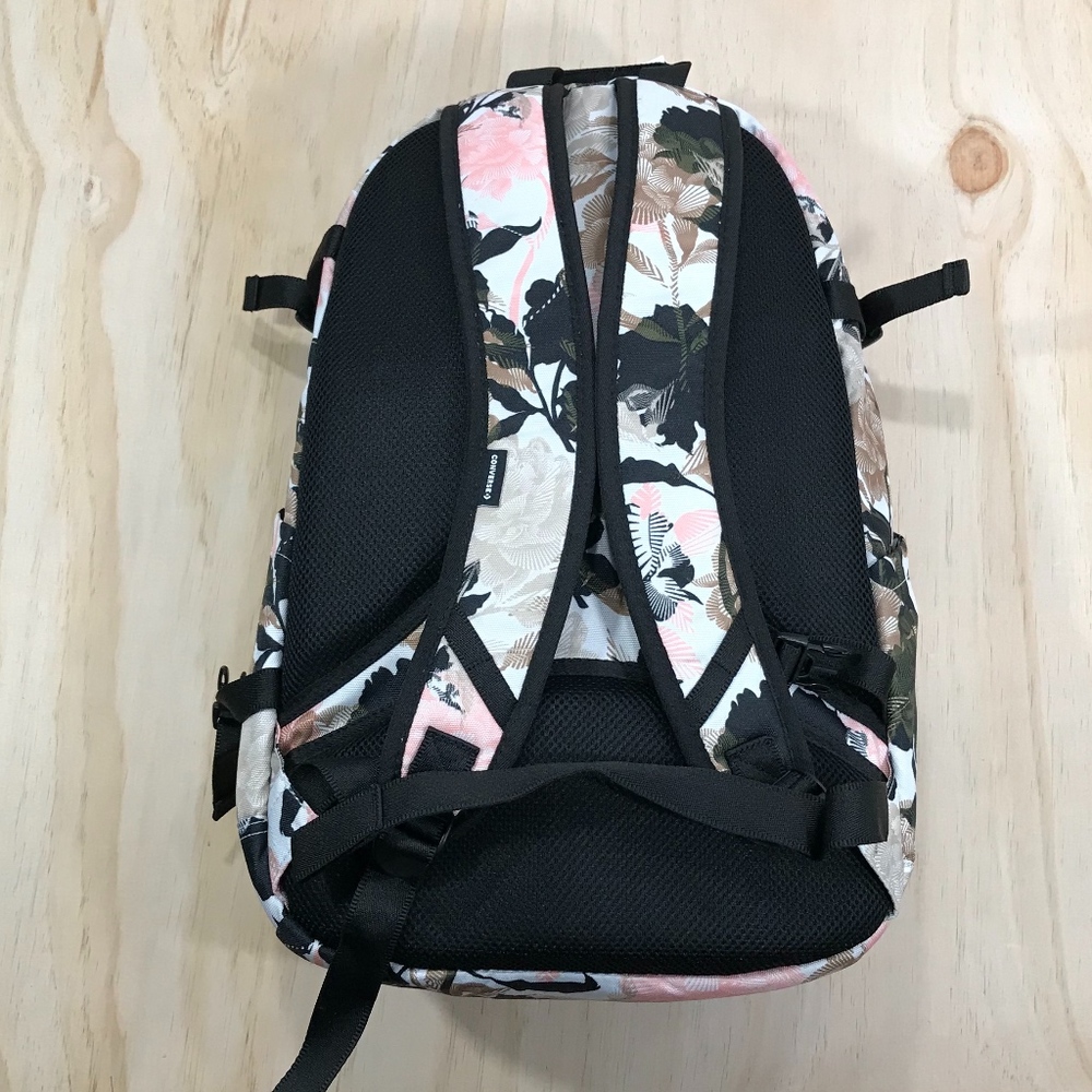 Converse Pink Floral & Olive Green Backpack - Picture 4 of 8